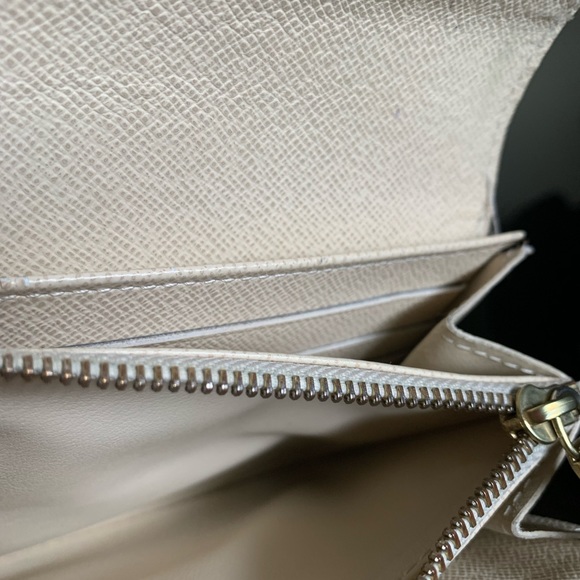 Authentic Pre-owned Louis Vuitton Damier Azur Wallet pre owned with wear 2009 - Picture 12 of 13